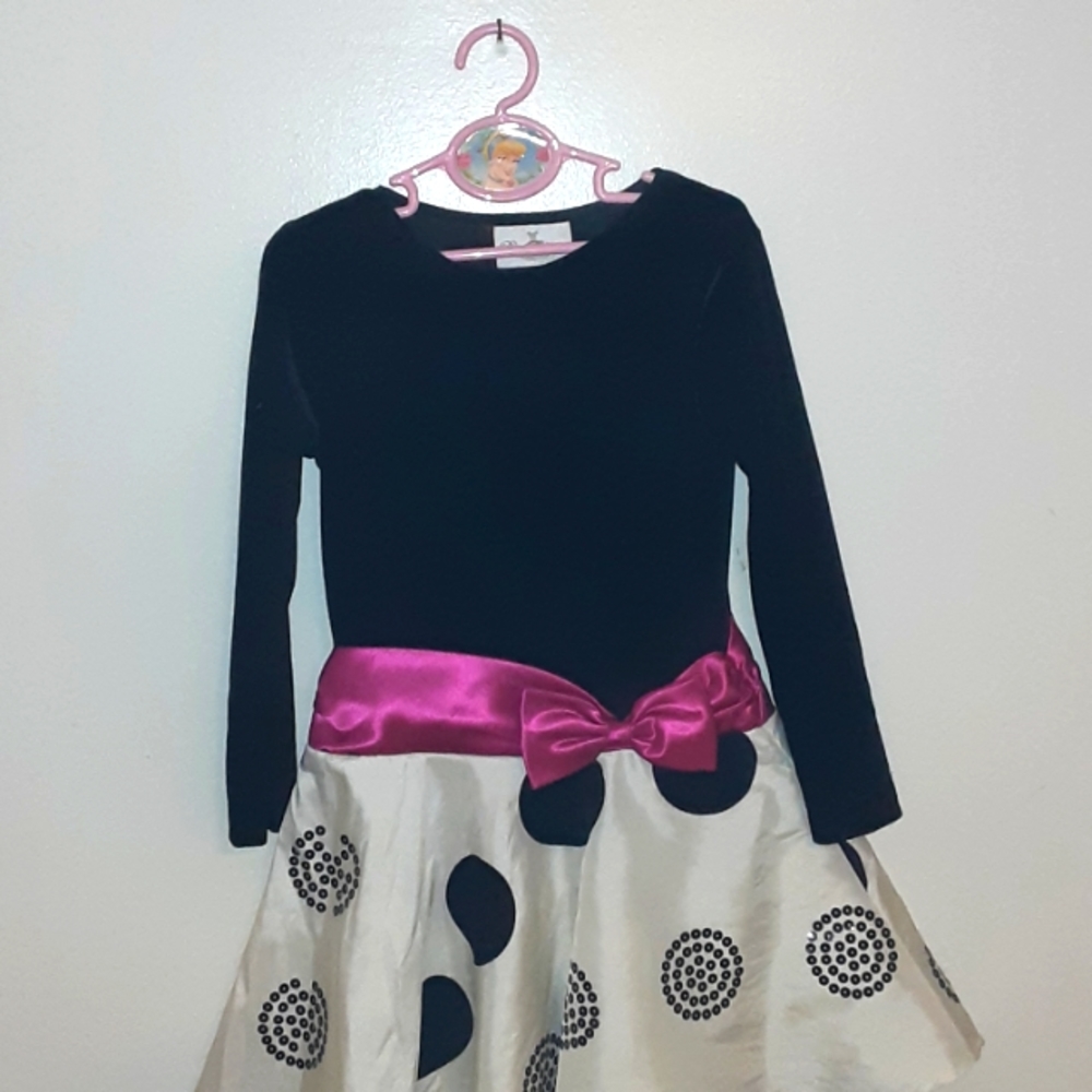 Rare Editions velvet Girls holiday dress